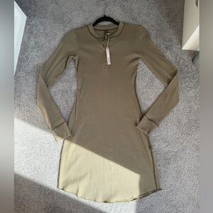 SKIMS Army Long Sleeve Dress
